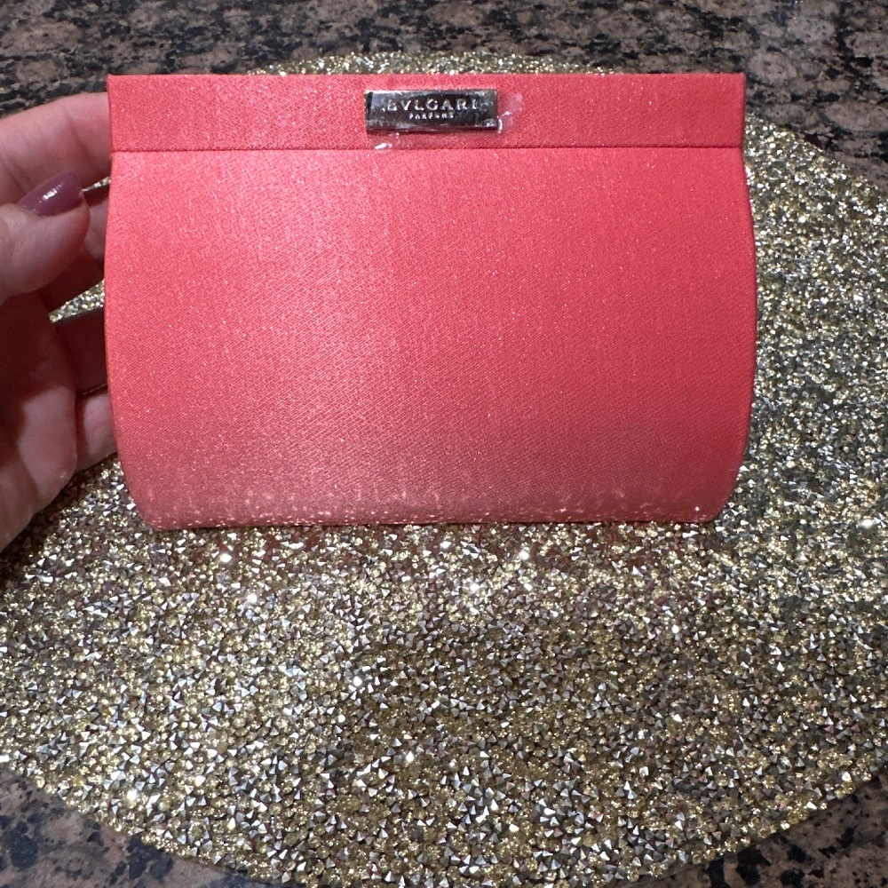 BVLGARI Perfumes Clutch Coral Orange Bulgari